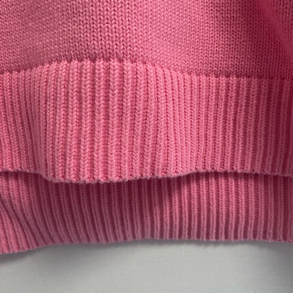 French connection sweater vest pullover pink cable knit women’s size L worn once - Picture 3 of 4